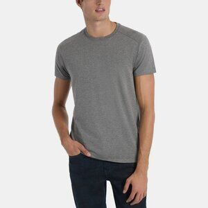 NEW Kenneth Cole Men's L Organic Cotton Blend Gray T-Shirt Short sleeve Stretch